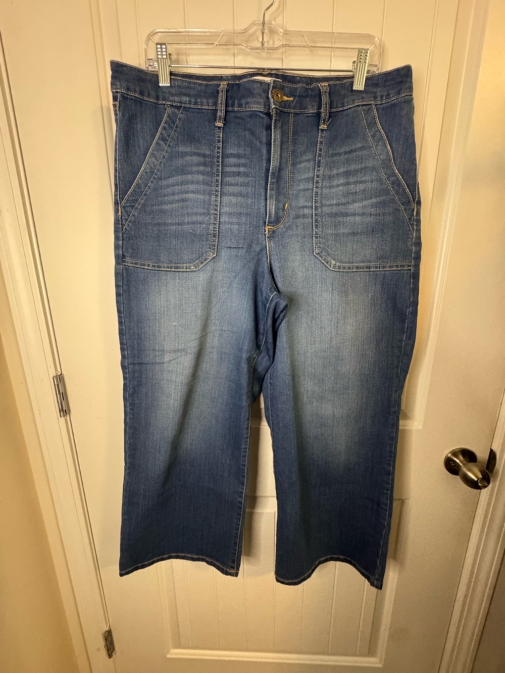 Sofia Jeans Sofia Vergara Luisa Wide Leg Jeans Blue Denim - Picture 2 of 6